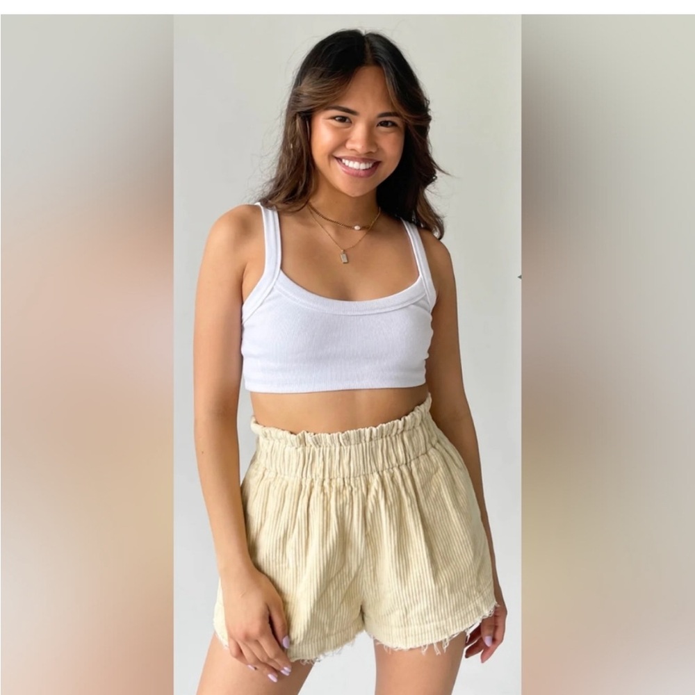 Beige Shorts